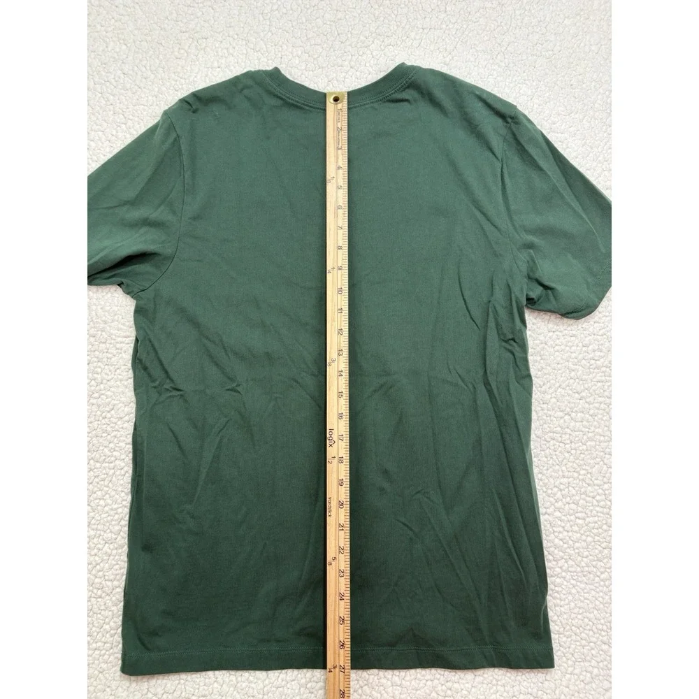 Jordan Men's L Embroidered Jumpman Logo SS T-shirt Green Sports Tee Nike Air